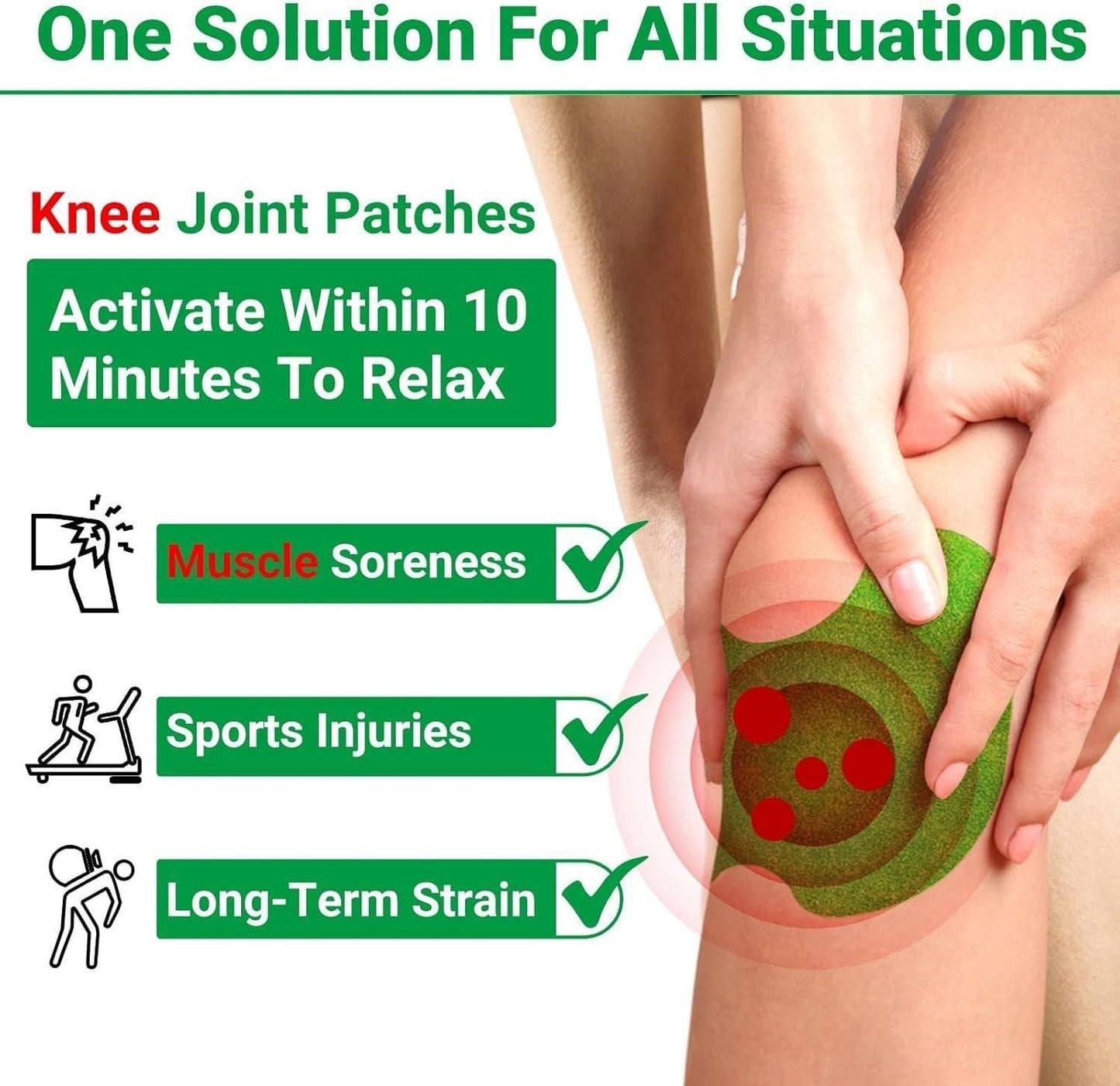 Blinkova Knee Relief Patches | 100% Natural & Safe